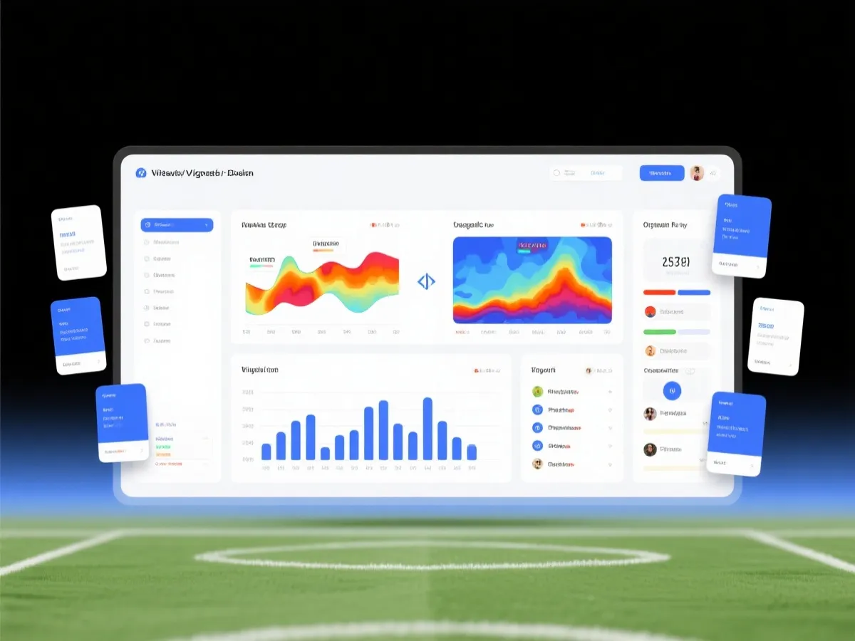 高级分析可视化组件示意图